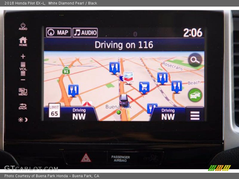 Navigation of 2018 Pilot EX-L