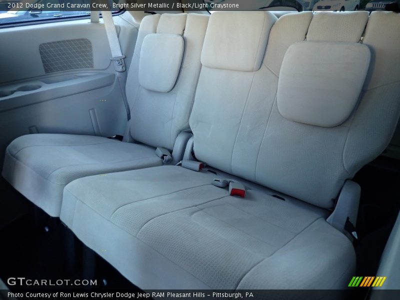 Bright Silver Metallic / Black/Light Graystone 2012 Dodge Grand Caravan Crew
