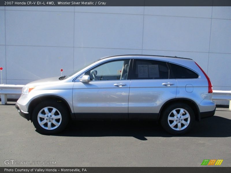 Whistler Silver Metallic / Gray 2007 Honda CR-V EX-L 4WD