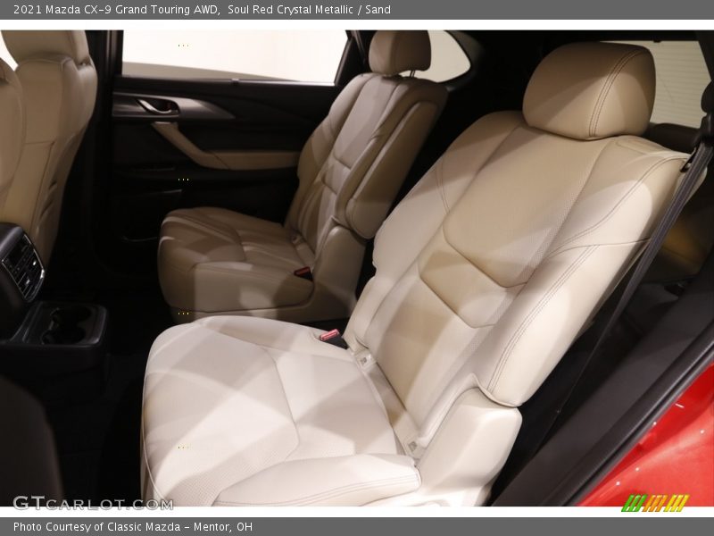 Soul Red Crystal Metallic / Sand 2021 Mazda CX-9 Grand Touring AWD
