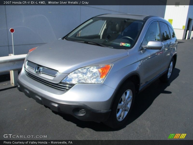 Whistler Silver Metallic / Gray 2007 Honda CR-V EX-L 4WD