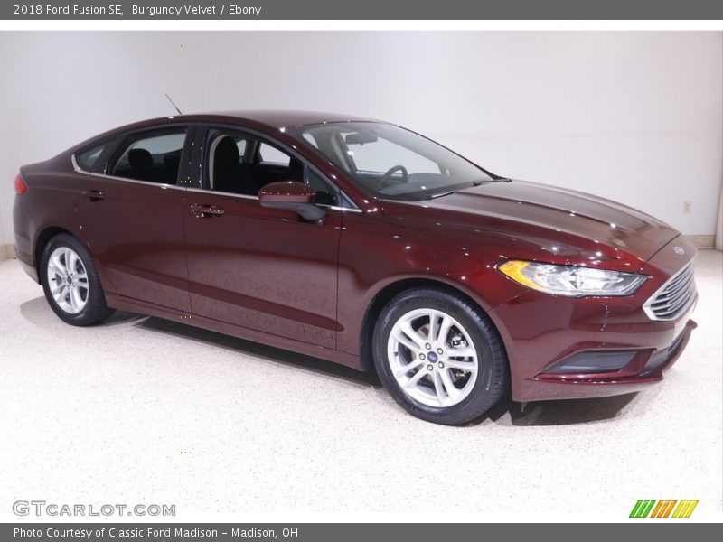 Burgundy Velvet / Ebony 2018 Ford Fusion SE
