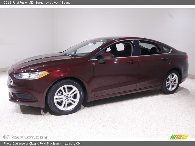 Burgundy Velvet / Ebony 2018 Ford Fusion SE