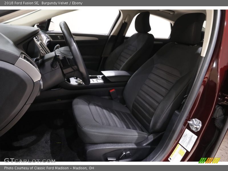 Burgundy Velvet / Ebony 2018 Ford Fusion SE