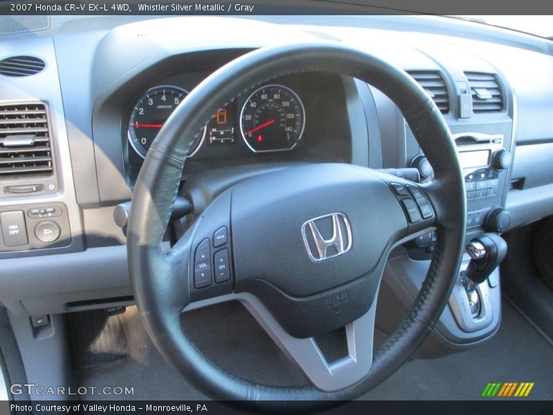 Whistler Silver Metallic / Gray 2007 Honda CR-V EX-L 4WD
