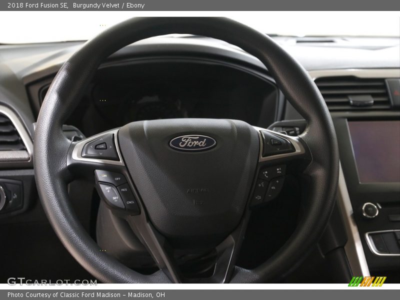 Burgundy Velvet / Ebony 2018 Ford Fusion SE
