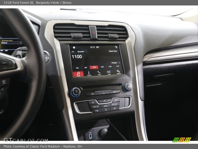 Burgundy Velvet / Ebony 2018 Ford Fusion SE