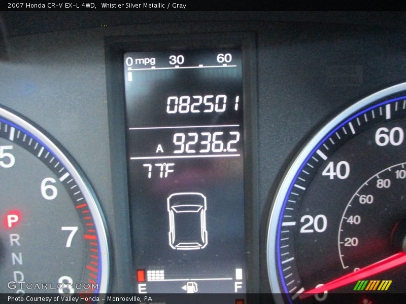 Whistler Silver Metallic / Gray 2007 Honda CR-V EX-L 4WD