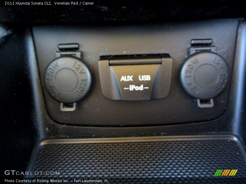 Venetian Red / Camel 2011 Hyundai Sonata GLS
