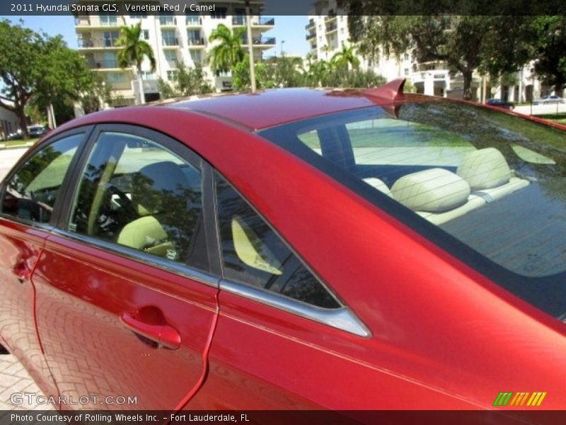 Venetian Red / Camel 2011 Hyundai Sonata GLS