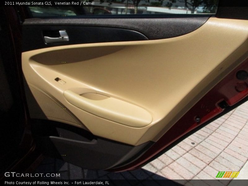 Venetian Red / Camel 2011 Hyundai Sonata GLS