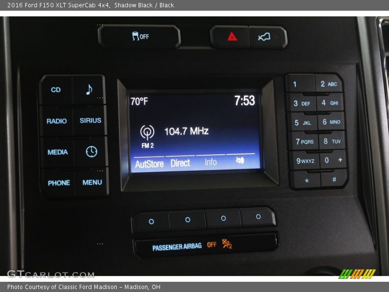 Shadow Black / Black 2016 Ford F150 XLT SuperCab 4x4