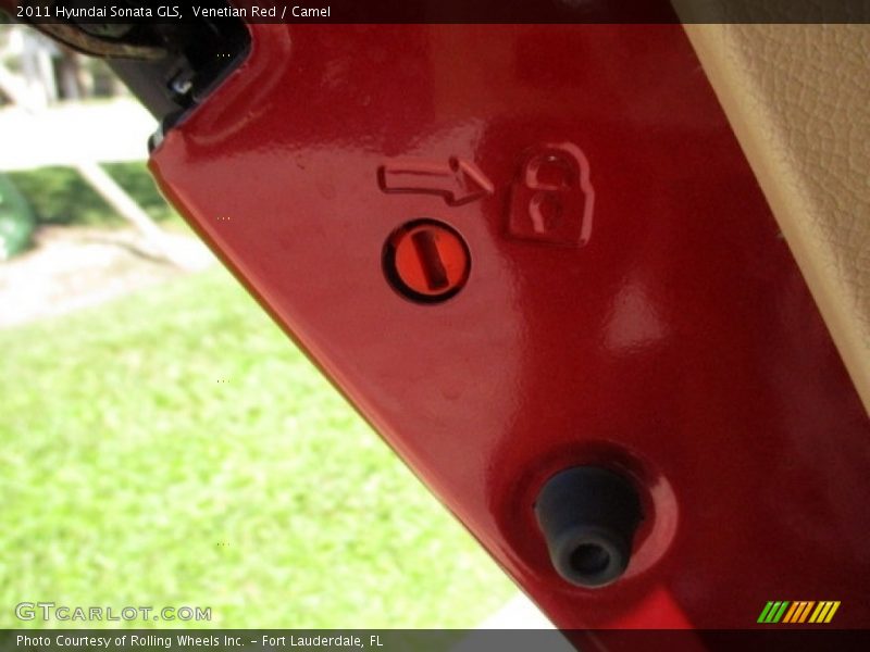 Venetian Red / Camel 2011 Hyundai Sonata GLS