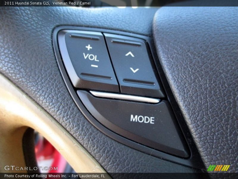 Venetian Red / Camel 2011 Hyundai Sonata GLS