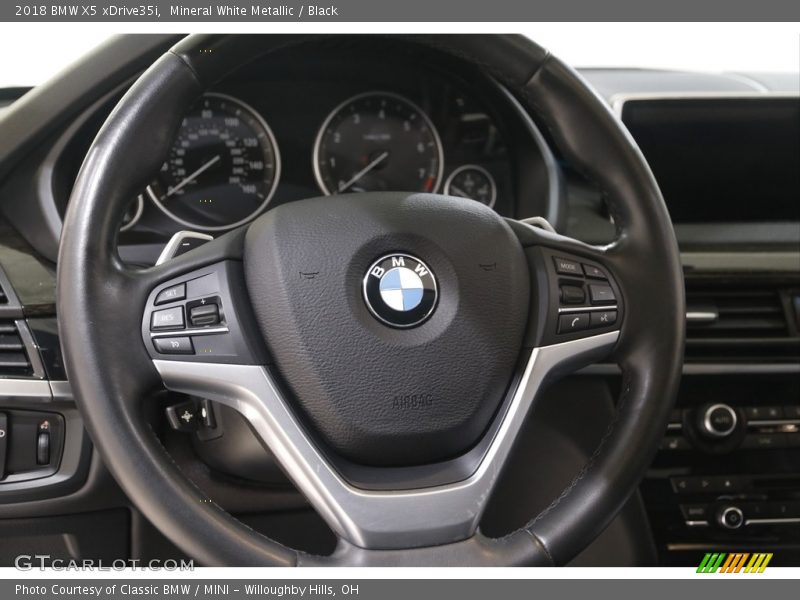 Mineral White Metallic / Black 2018 BMW X5 xDrive35i