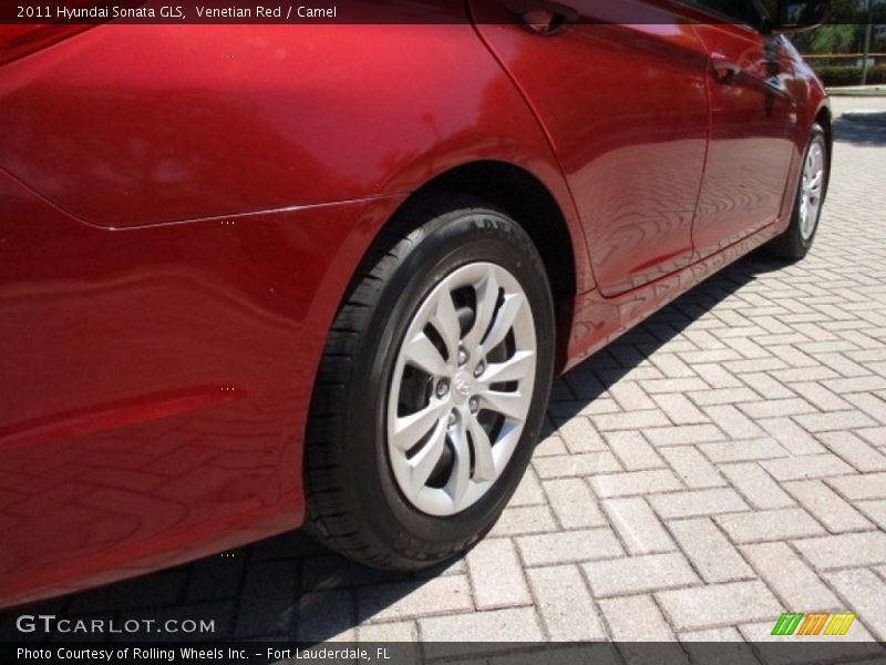 Venetian Red / Camel 2011 Hyundai Sonata GLS