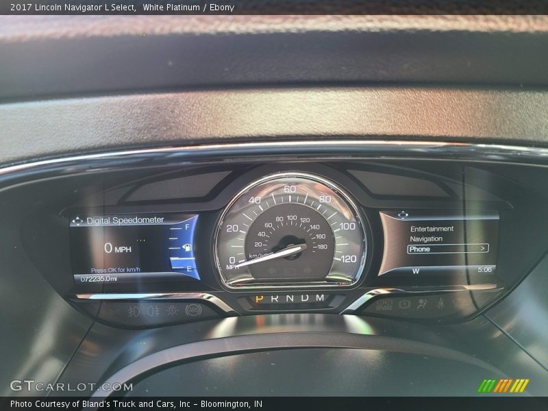 White Platinum / Ebony 2017 Lincoln Navigator L Select