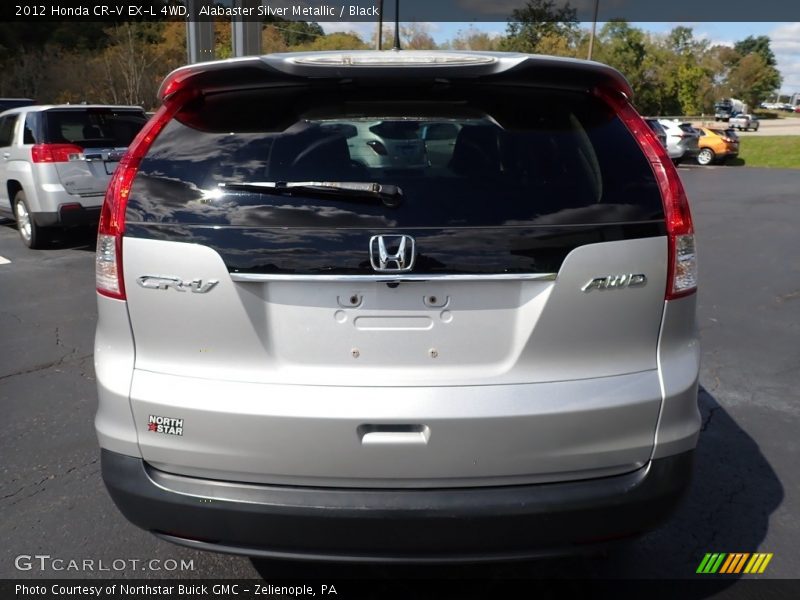 Alabaster Silver Metallic / Black 2012 Honda CR-V EX-L 4WD