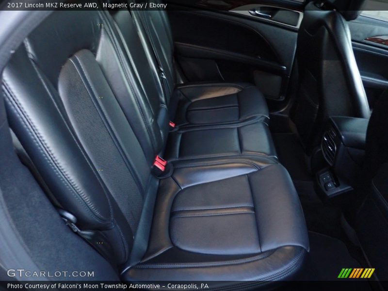 Rear Seat of 2017 MKZ Reserve AWD