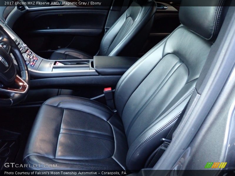 Front Seat of 2017 MKZ Reserve AWD