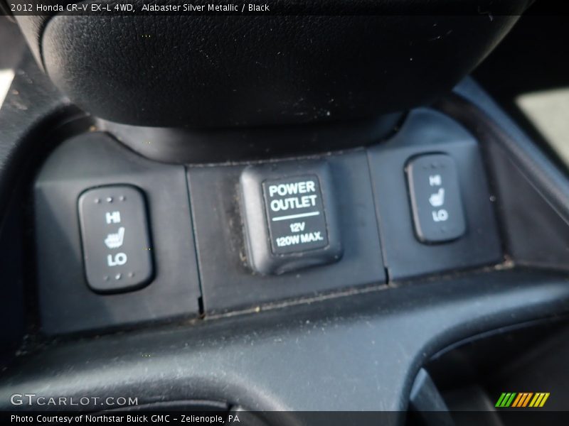 Alabaster Silver Metallic / Black 2012 Honda CR-V EX-L 4WD