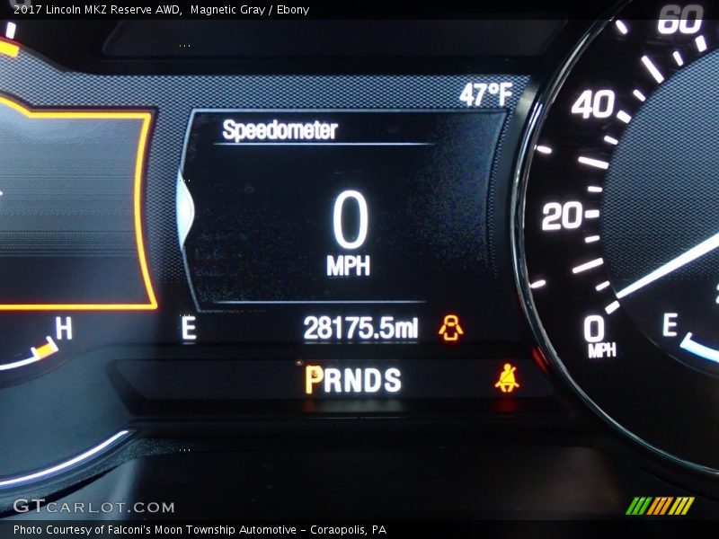 Magnetic Gray / Ebony 2017 Lincoln MKZ Reserve AWD