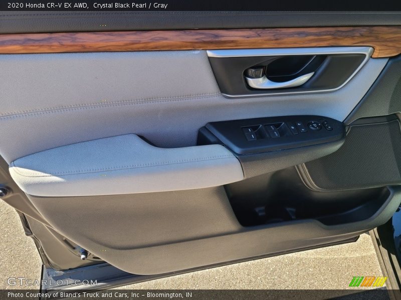 Crystal Black Pearl / Gray 2020 Honda CR-V EX AWD