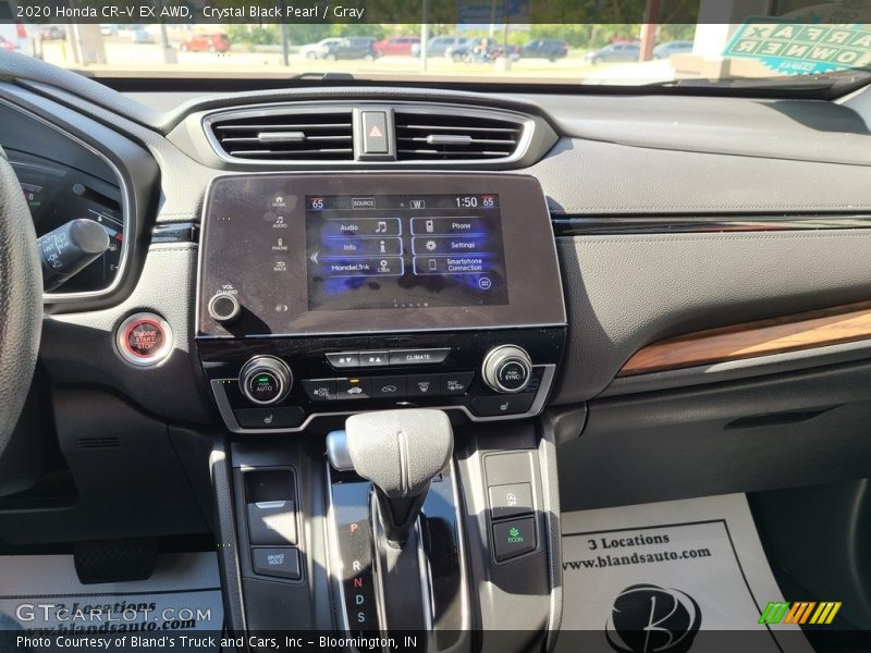 Crystal Black Pearl / Gray 2020 Honda CR-V EX AWD