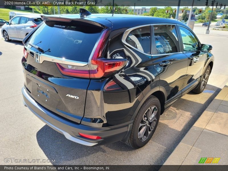 Crystal Black Pearl / Gray 2020 Honda CR-V EX AWD