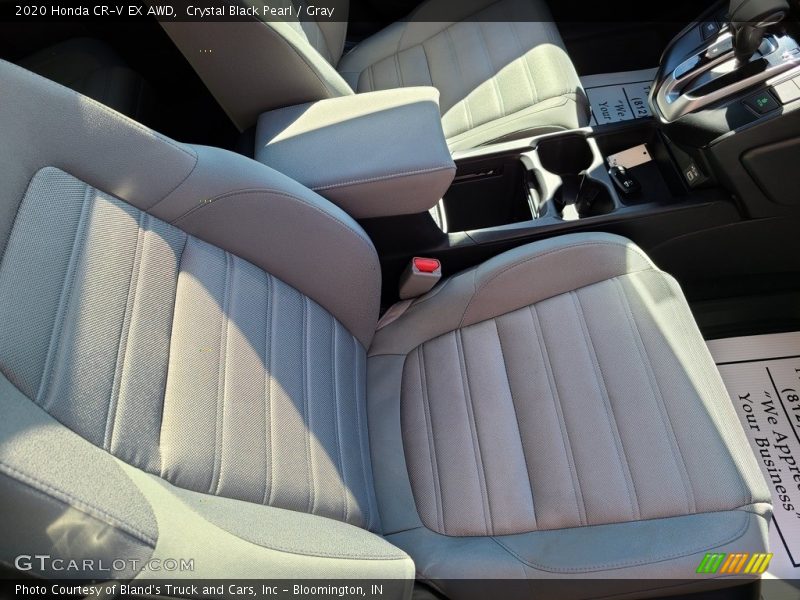 Crystal Black Pearl / Gray 2020 Honda CR-V EX AWD