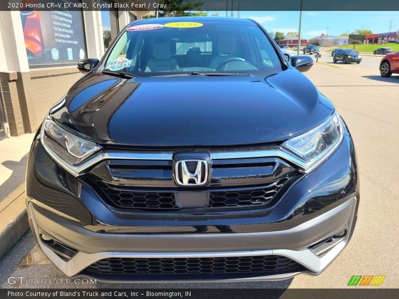 Crystal Black Pearl / Gray 2020 Honda CR-V EX AWD