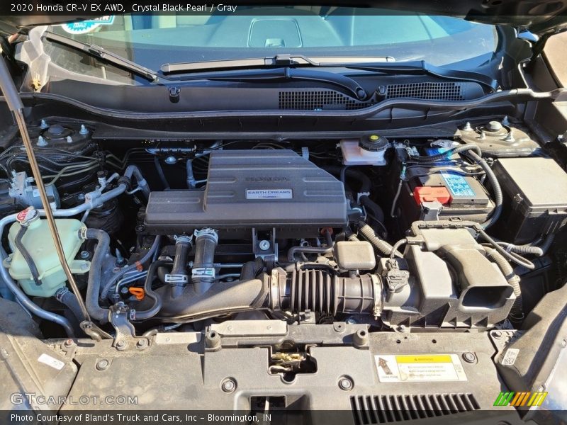 Crystal Black Pearl / Gray 2020 Honda CR-V EX AWD