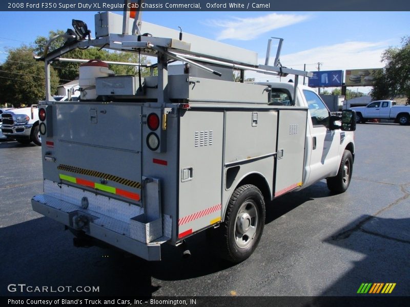 Oxford White / Camel 2008 Ford F350 Super Duty XL Regular Cab Chassis Commercial