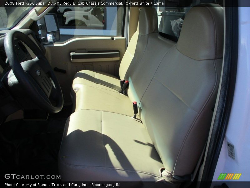 Oxford White / Camel 2008 Ford F350 Super Duty XL Regular Cab Chassis Commercial