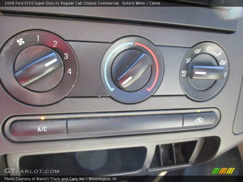 Oxford White / Camel 2008 Ford F350 Super Duty XL Regular Cab Chassis Commercial