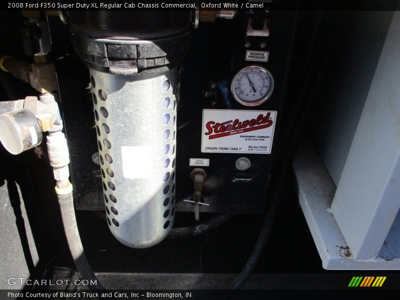 Oxford White / Camel 2008 Ford F350 Super Duty XL Regular Cab Chassis Commercial