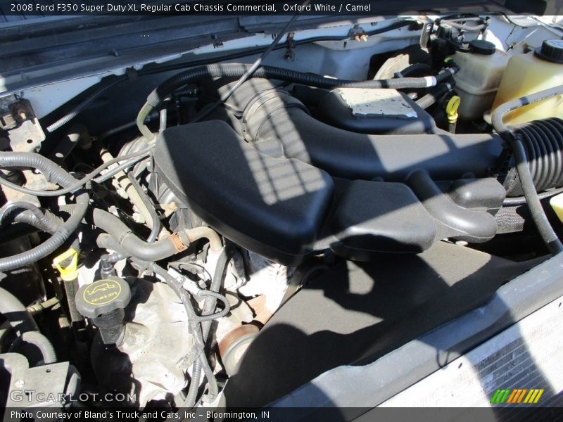 Oxford White / Camel 2008 Ford F350 Super Duty XL Regular Cab Chassis Commercial