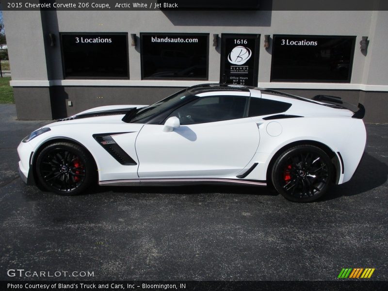 Arctic White / Jet Black 2015 Chevrolet Corvette Z06 Coupe