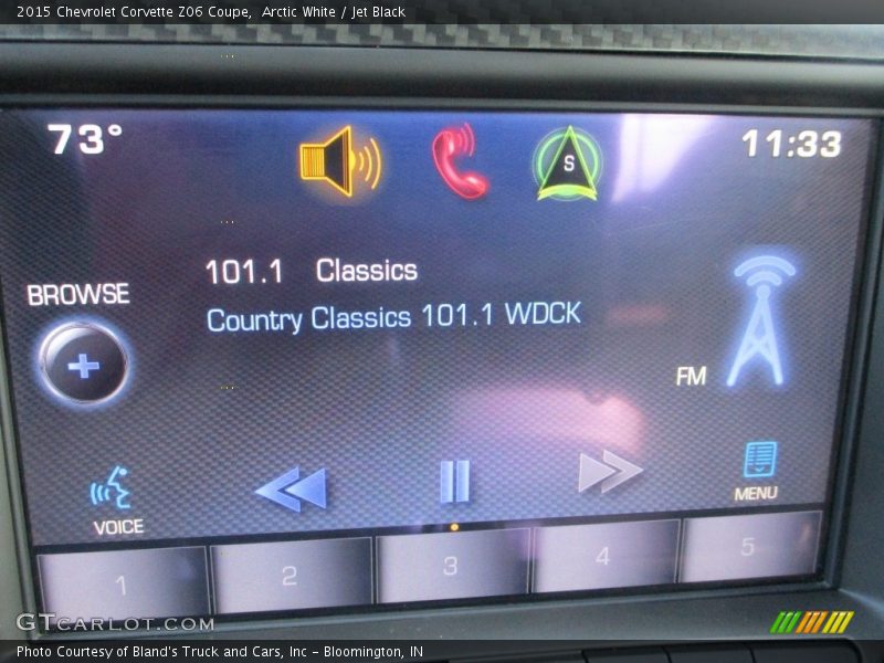 Arctic White / Jet Black 2015 Chevrolet Corvette Z06 Coupe
