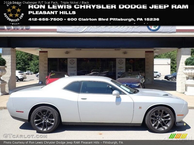 Triple Nickel / Black 2020 Dodge Challenger R/T Scat Pack