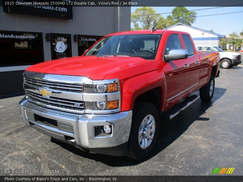 Victory Red / Jet Black 2015 Chevrolet Silverado 2500HD LTZ Double Cab