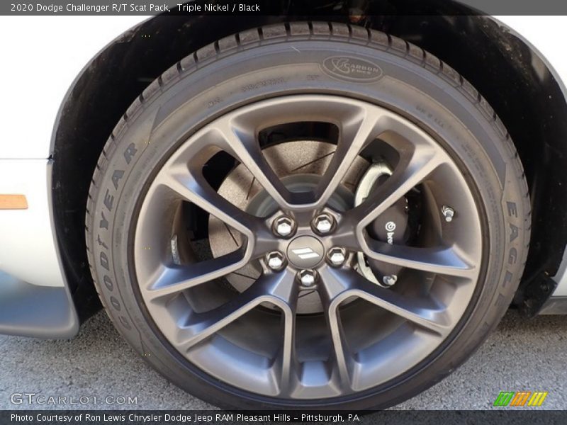 Triple Nickel / Black 2020 Dodge Challenger R/T Scat Pack