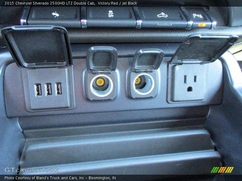 Victory Red / Jet Black 2015 Chevrolet Silverado 2500HD LTZ Double Cab