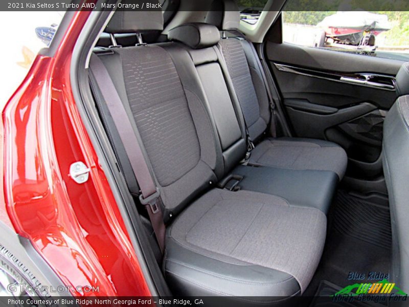 Mars Orange / Black 2021 Kia Seltos S Turbo AWD