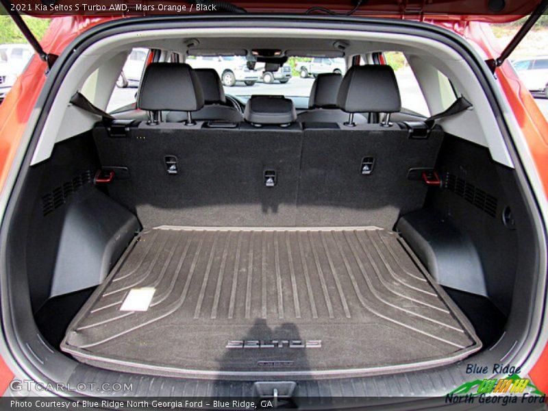 Mars Orange / Black 2021 Kia Seltos S Turbo AWD