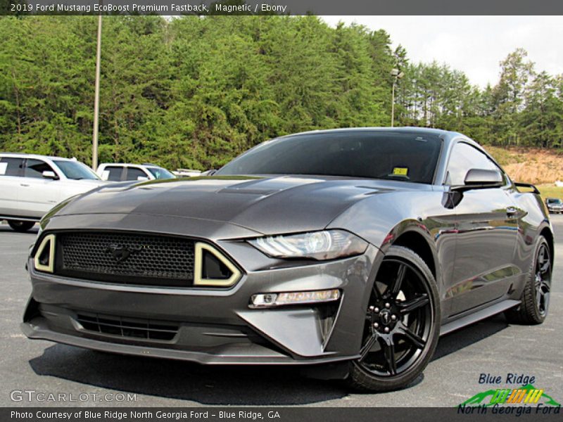 Magnetic / Ebony 2019 Ford Mustang EcoBoost Premium Fastback