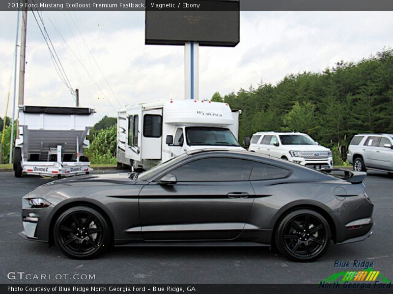 Magnetic / Ebony 2019 Ford Mustang EcoBoost Premium Fastback