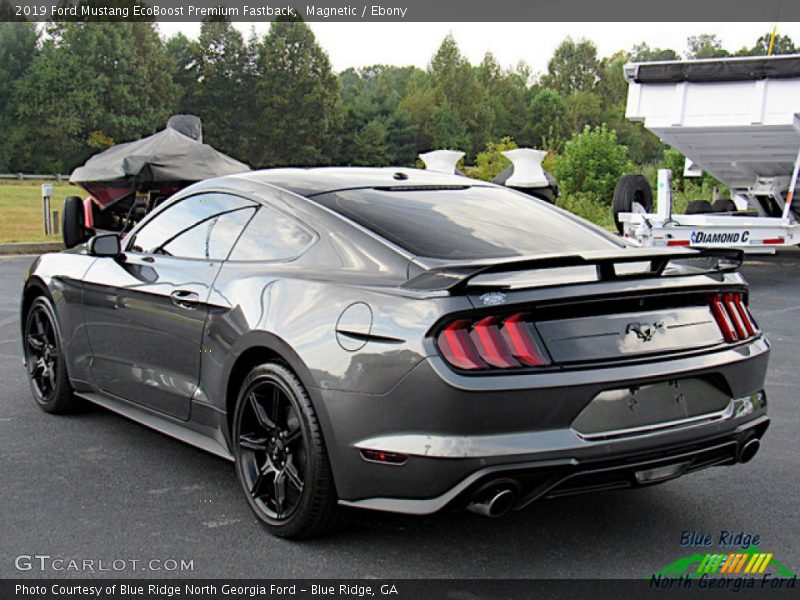 Magnetic / Ebony 2019 Ford Mustang EcoBoost Premium Fastback