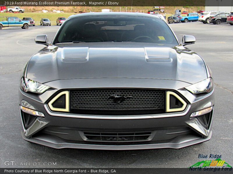 Magnetic / Ebony 2019 Ford Mustang EcoBoost Premium Fastback
