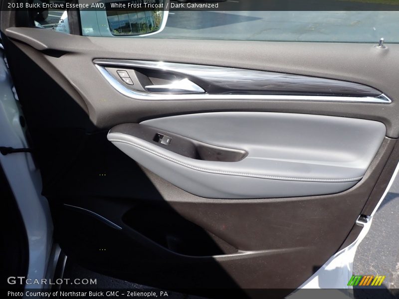 White Frost Tricoat / Dark Galvanized 2018 Buick Enclave Essence AWD